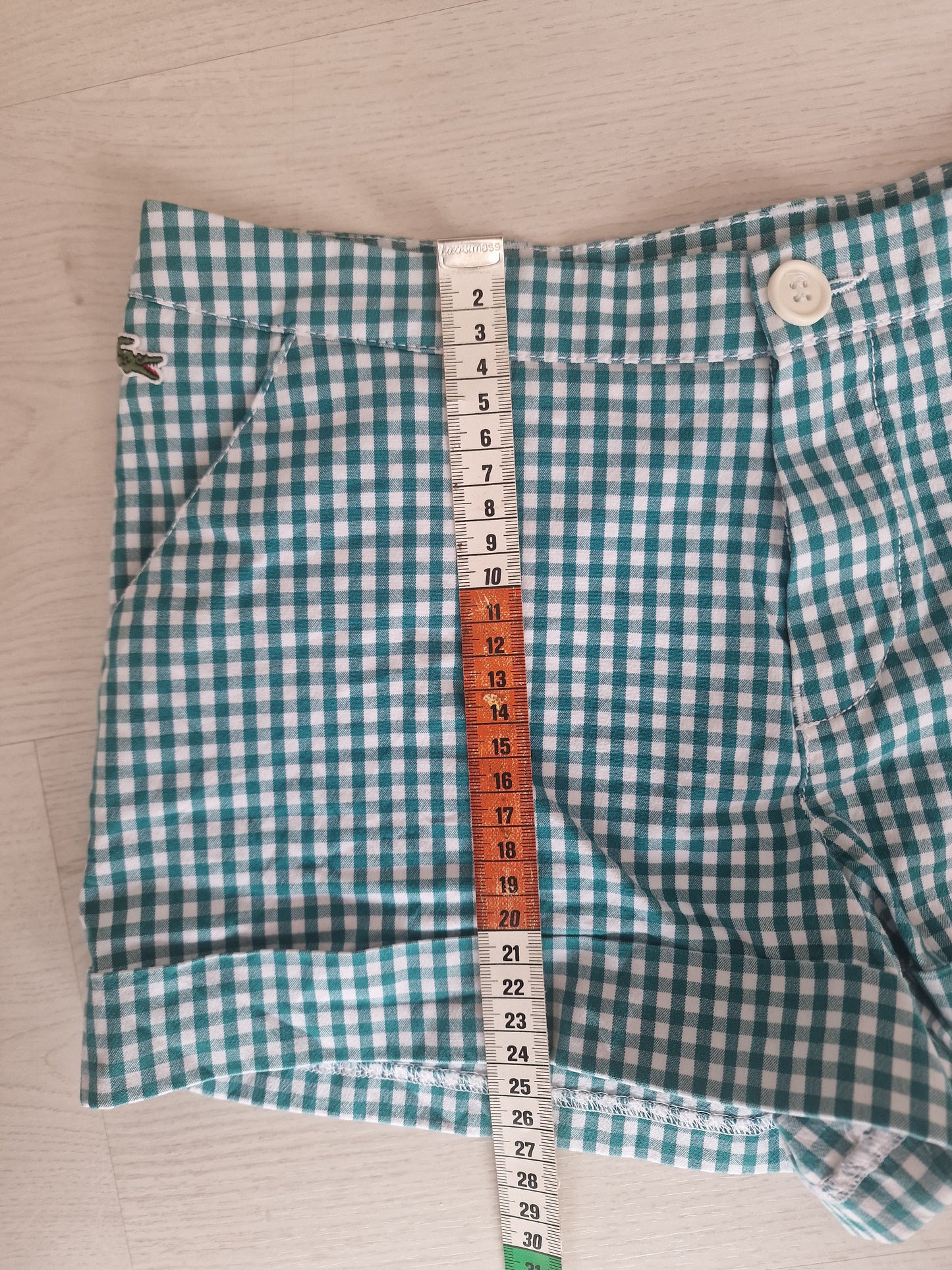 Short vichy bleu Lacoste - XS/34