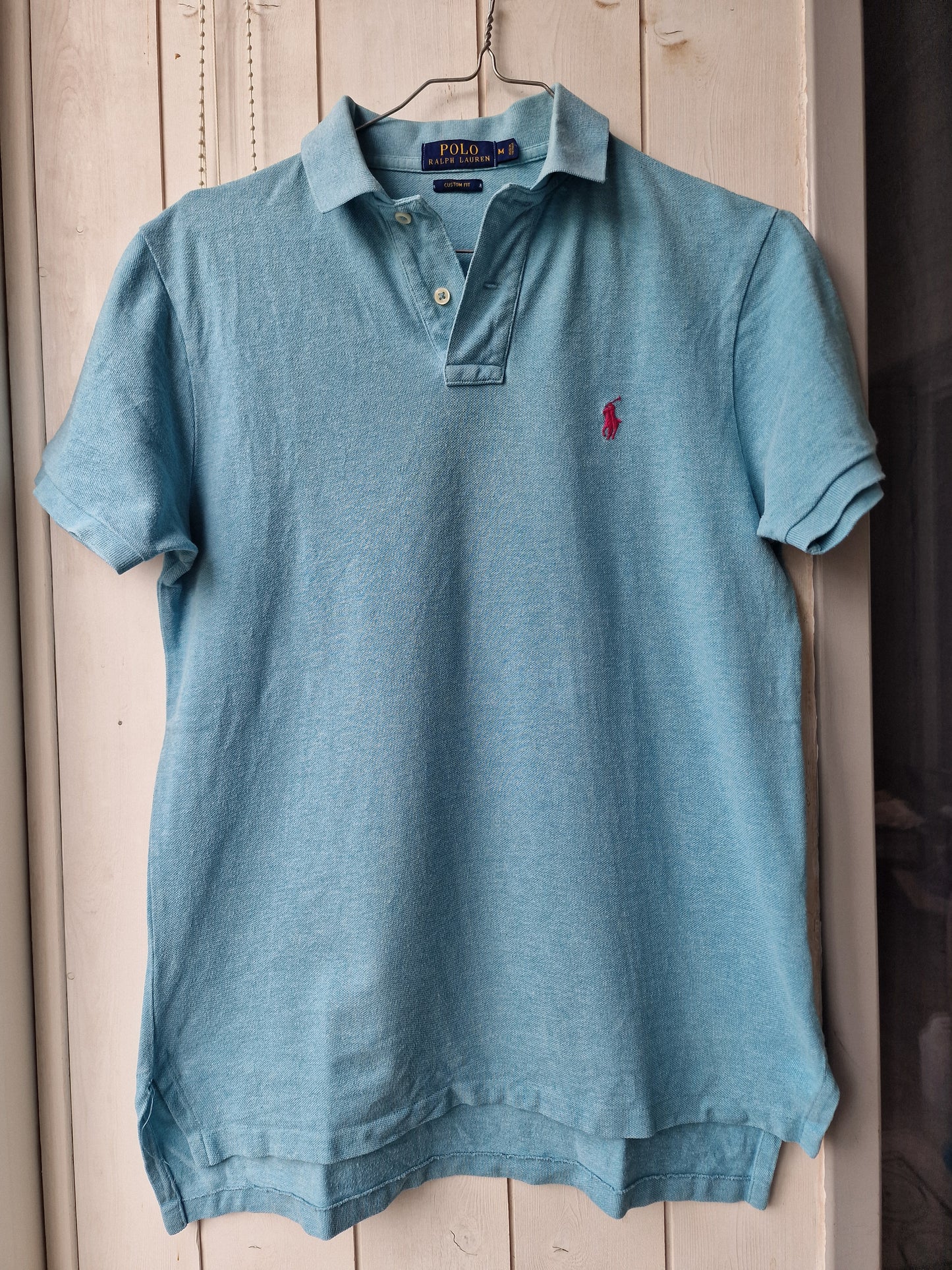 Polo bleu clair Ralph Lauren - M/38