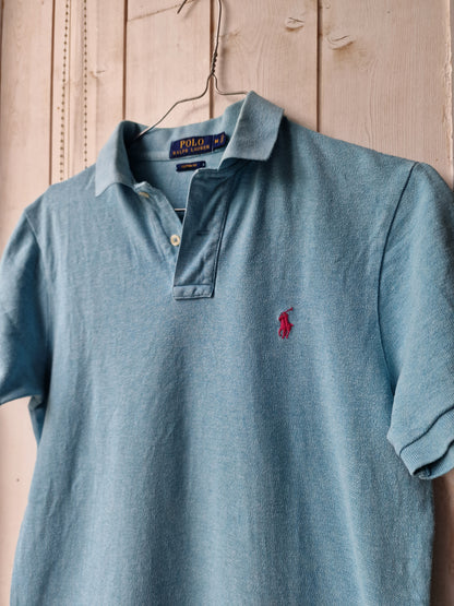 Polo bleu clair Ralph Lauren - M/38