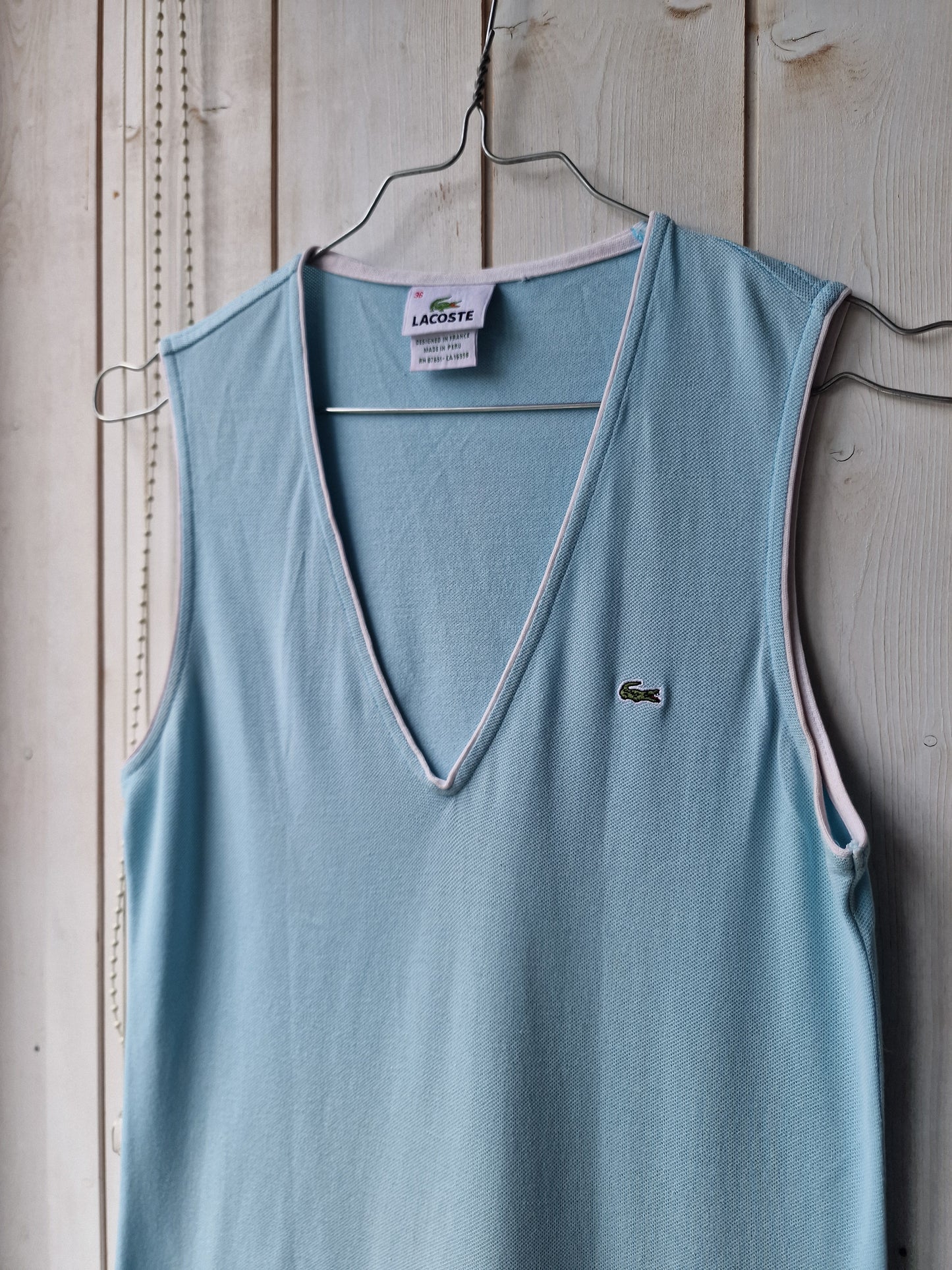 Robe débardeur turquoise Lacoste - S/36