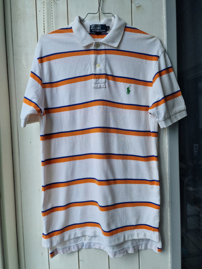 Polo blanc à rayures Ralph Lauren - S/36