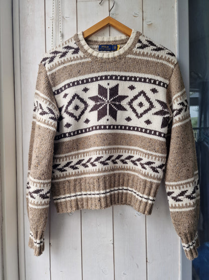 Pull en maille à motifs - S/M