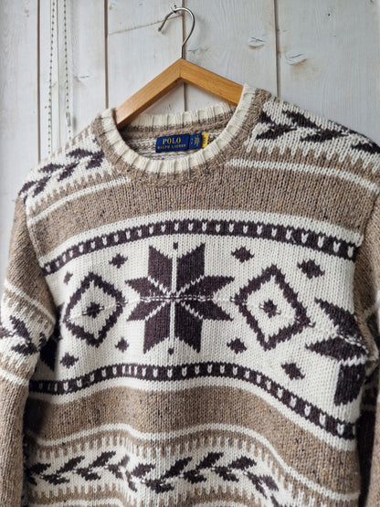 Pull en maille à motifs - S/M