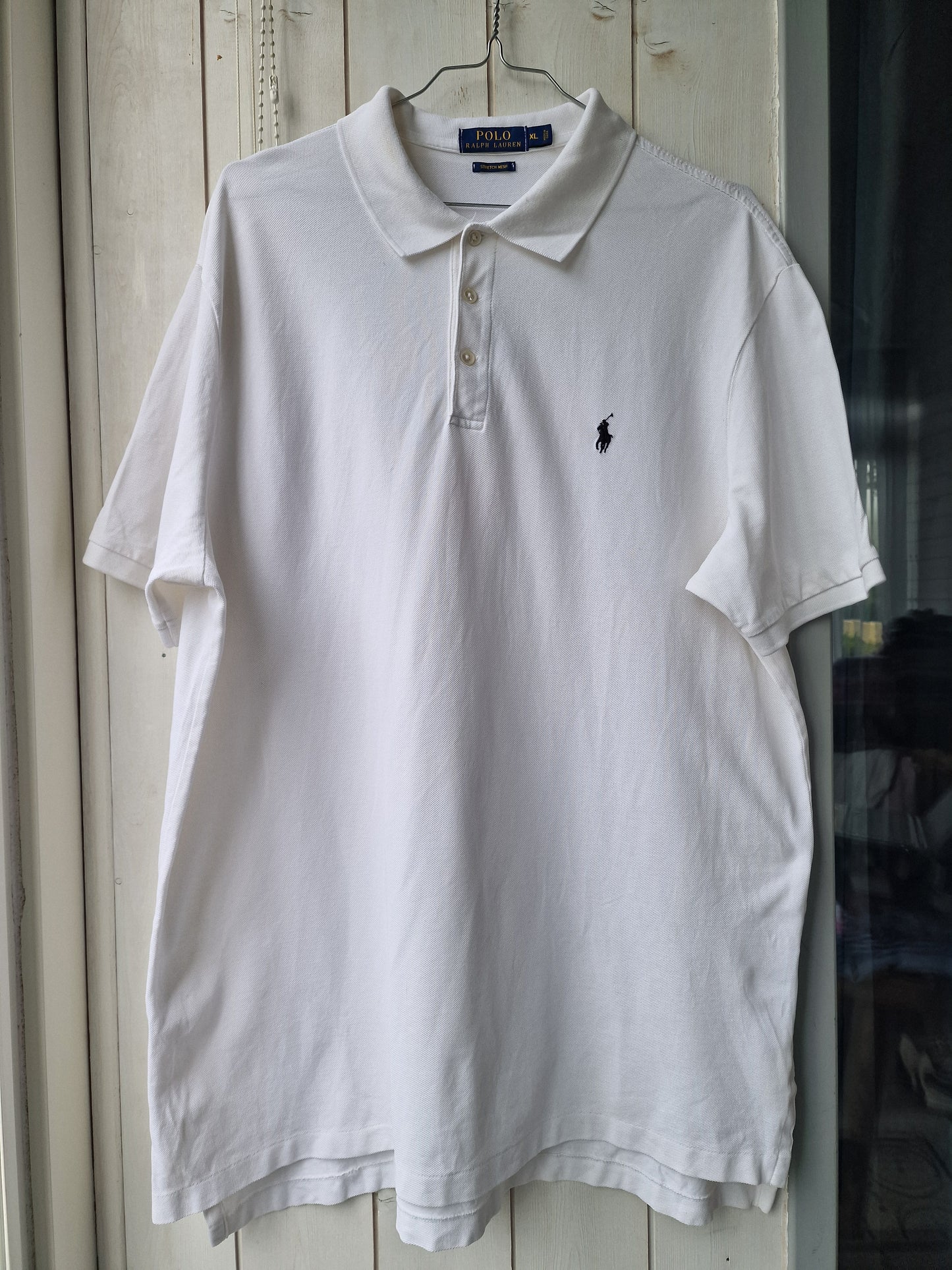 Polo blanc Ralph Lauren - XL/42