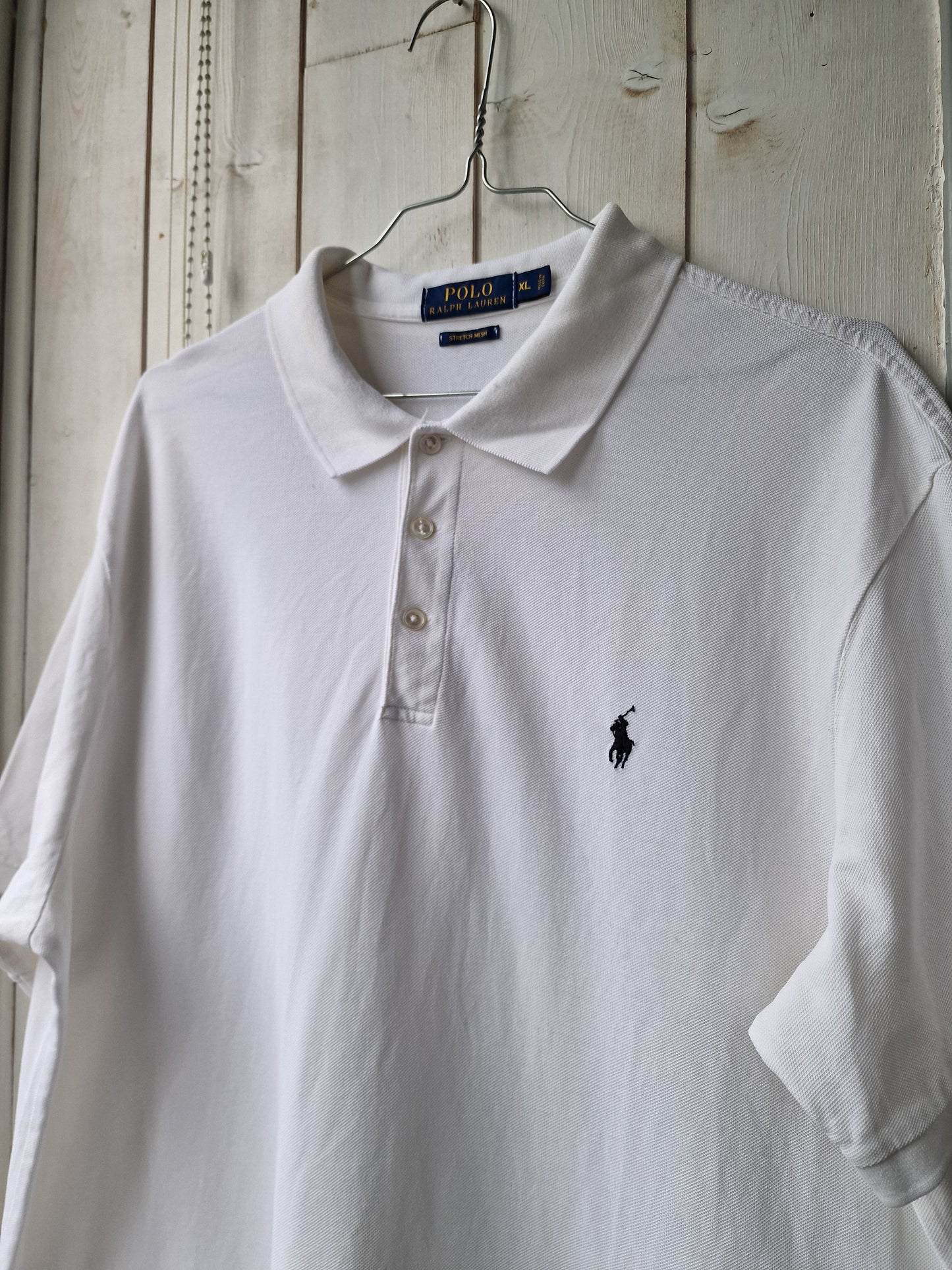 Polo blanc Ralph Lauren - XL/42