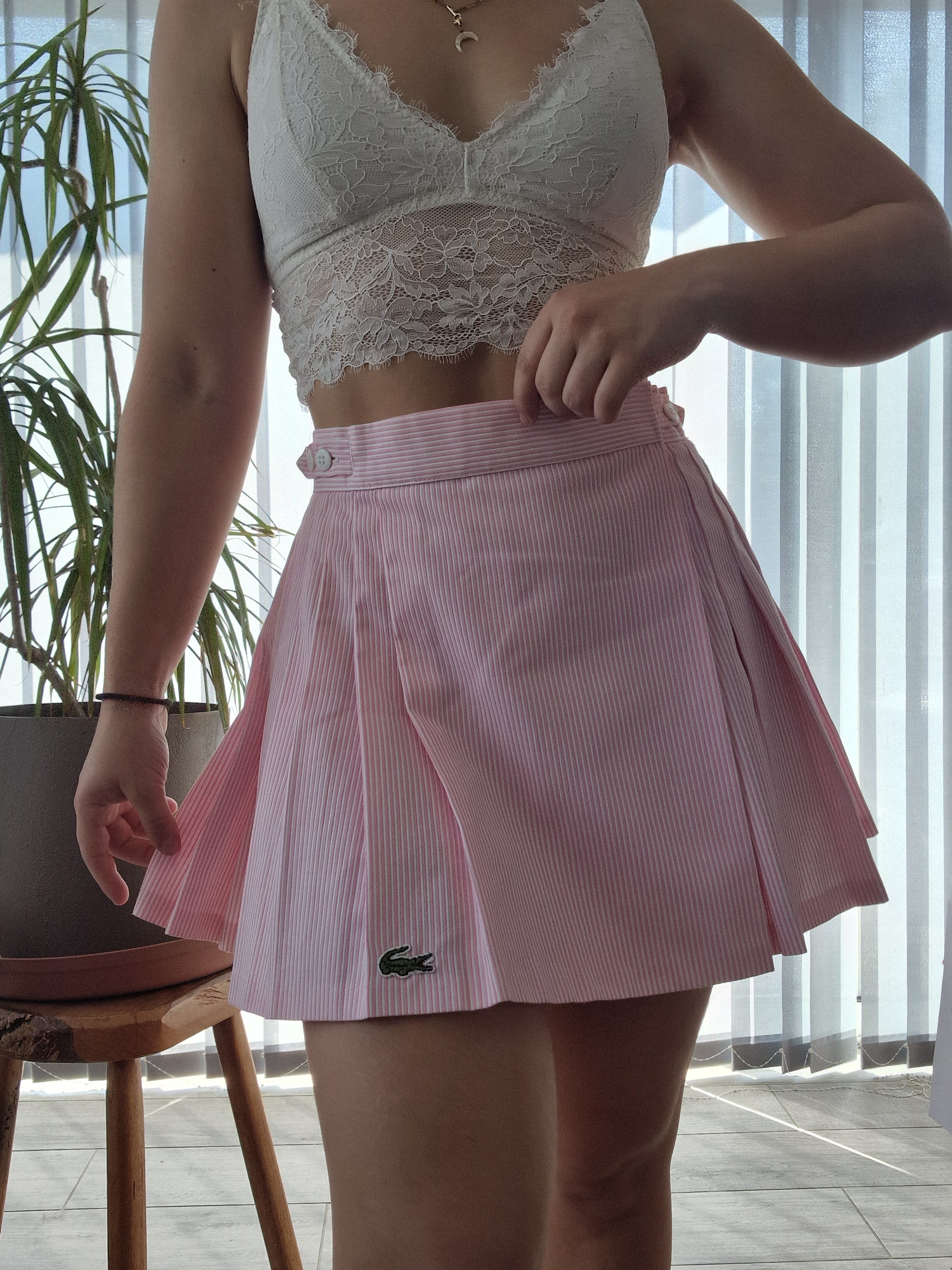 Jupe courte - Mini-jupe plissée taille haute pour femmes, 67YL Rouge Jupe courte - Mini-jupe plissée taille haute pour femmes, 67YL Rouge