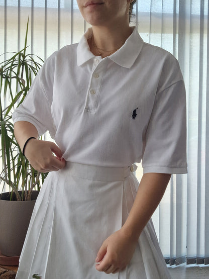 Polo blanc Ralph Lauren - XL/42