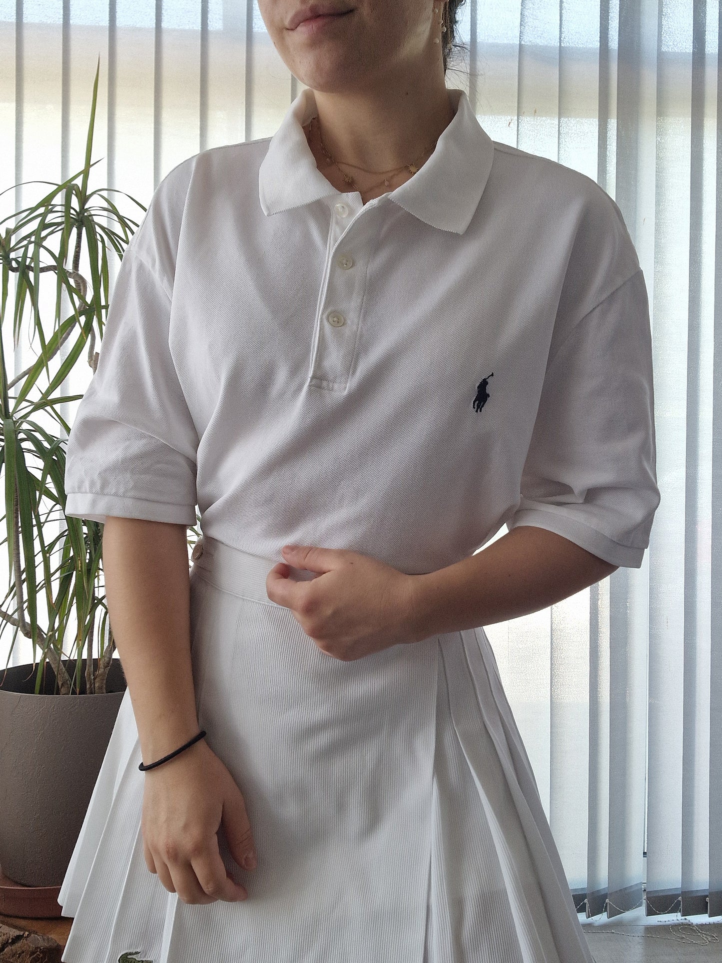 Polo blanc Ralph Lauren - XL/42