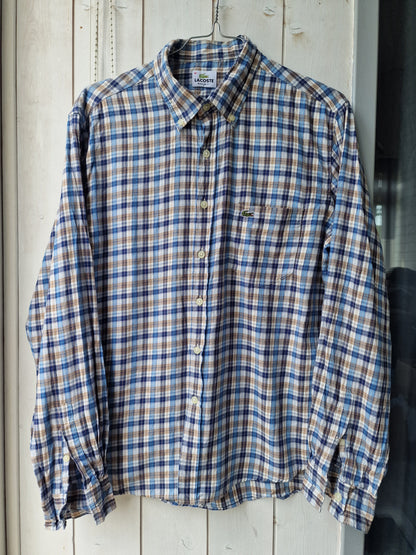 Chemise MIXTE à carreaux Lacoste - M/38