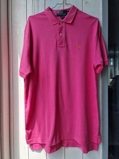 Polo MIXTE rose fushia Ralph Lauren - M/38