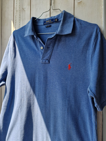 Polo bleu Ralph Lauren - M/38