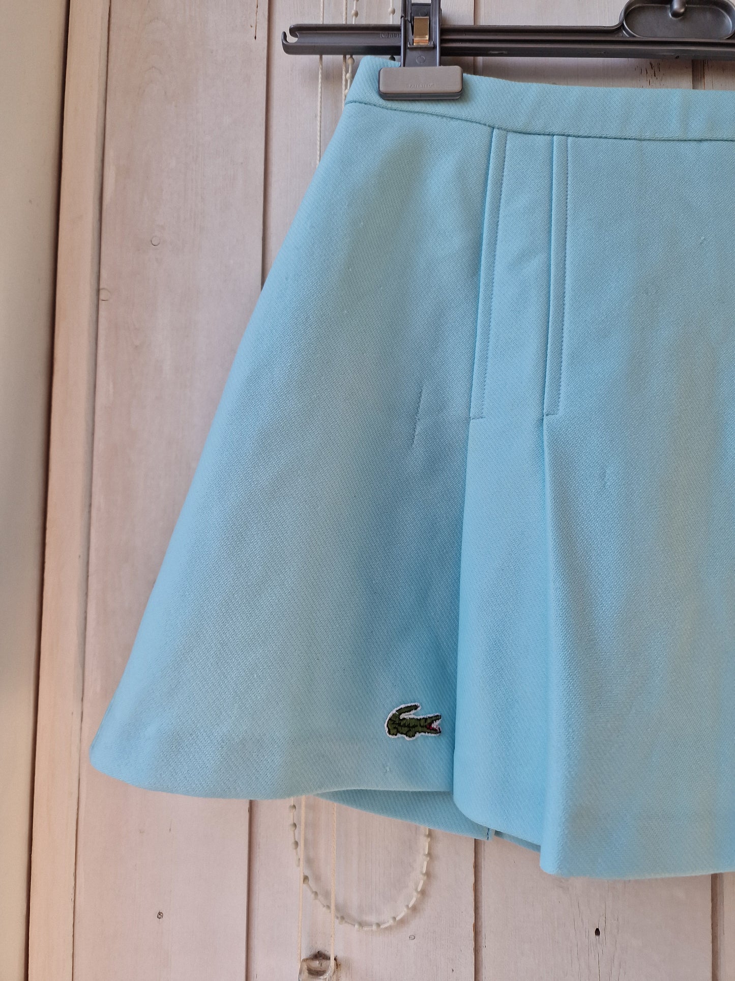 Jupe de tennis bleu des années 80' Lacoste - XS/34