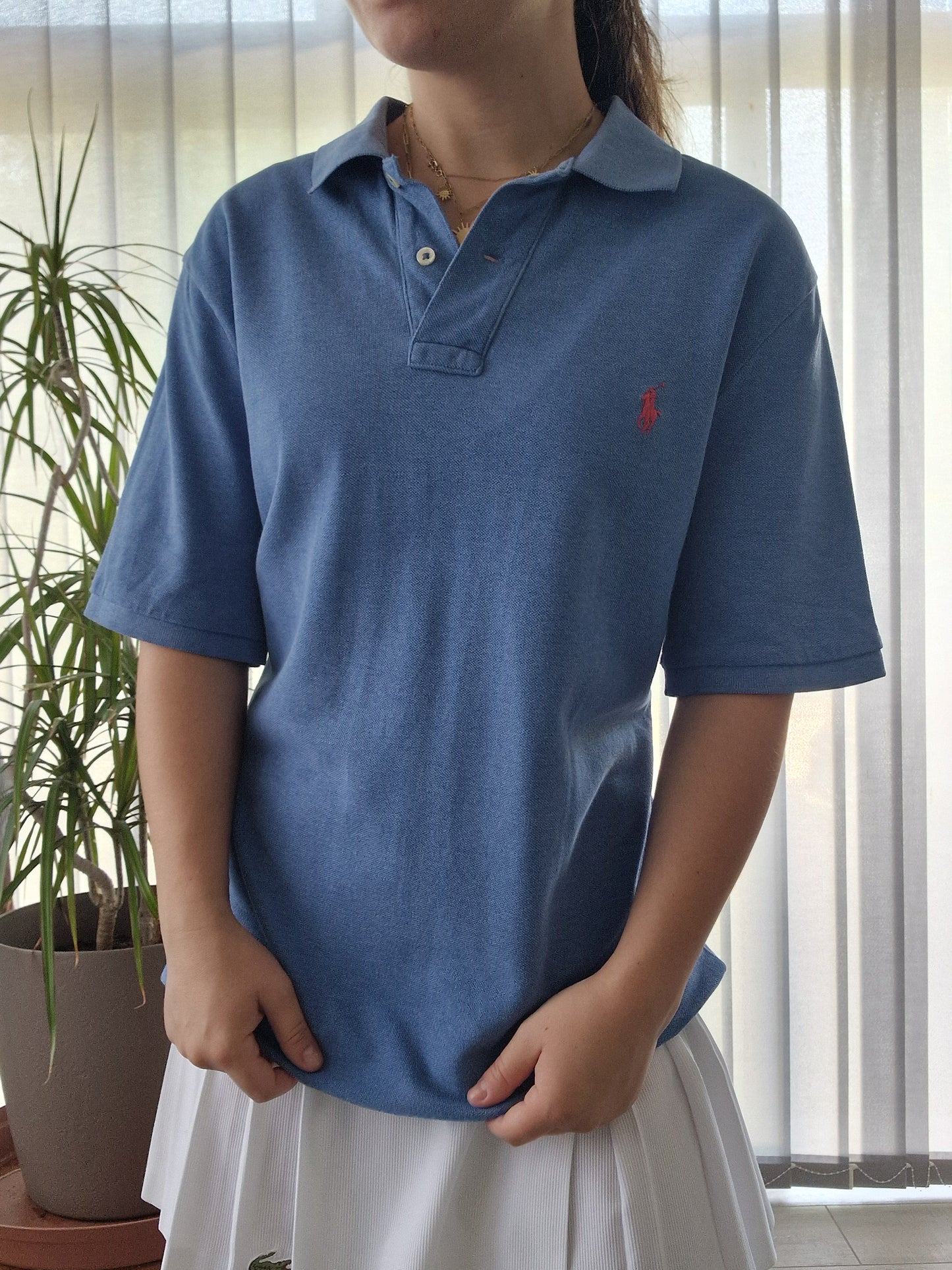 Polo bleu Ralph Lauren - M/38