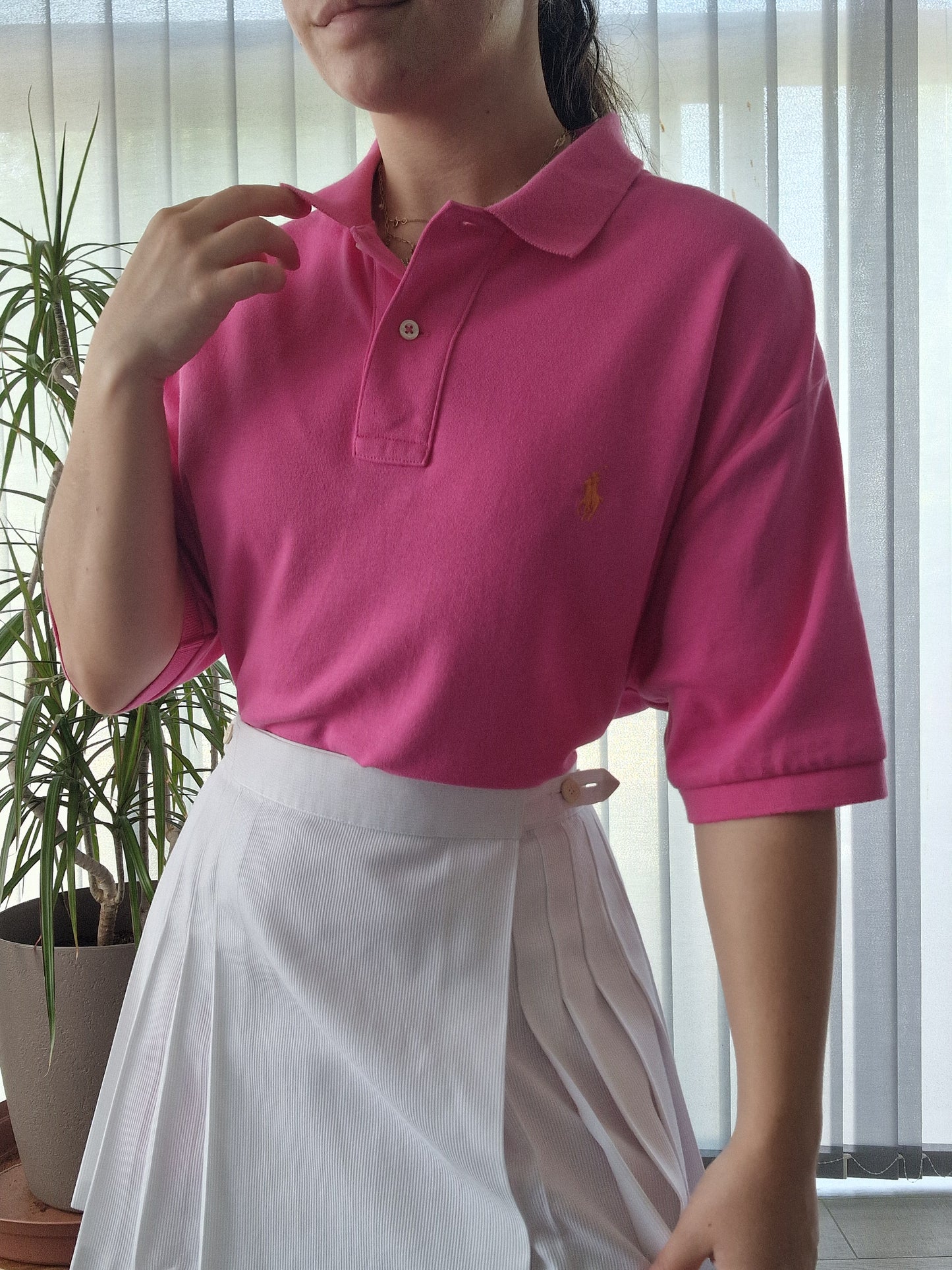 Polo MIXTE rose fushia Ralph Lauren - M/38