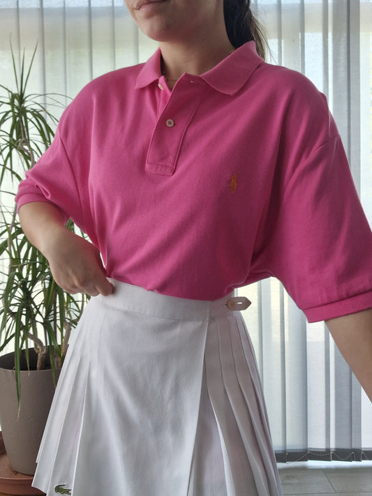 Polo MIXTE rose fushia Ralph Lauren - M/38