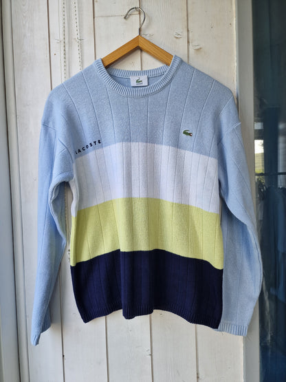 Pull en maille des années 90' Lacoste - XS/S