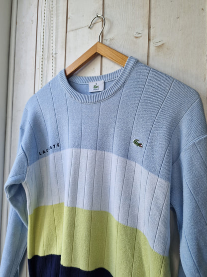 Pull en maille des années 90' Lacoste - XS/S