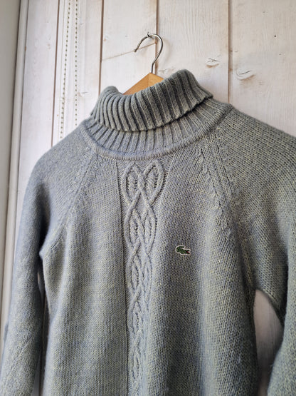 Pull col roulé en maille épaisse des années 80' - XS/34