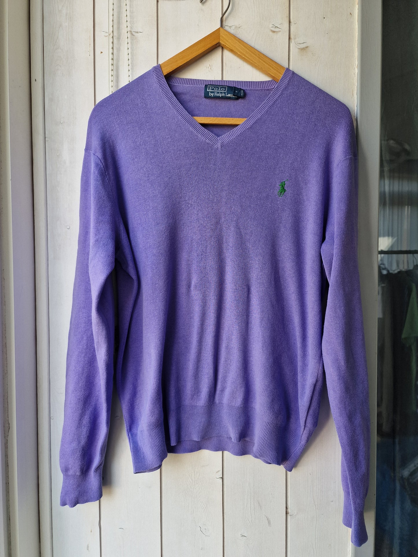 Pull en maille fine violet - S/M