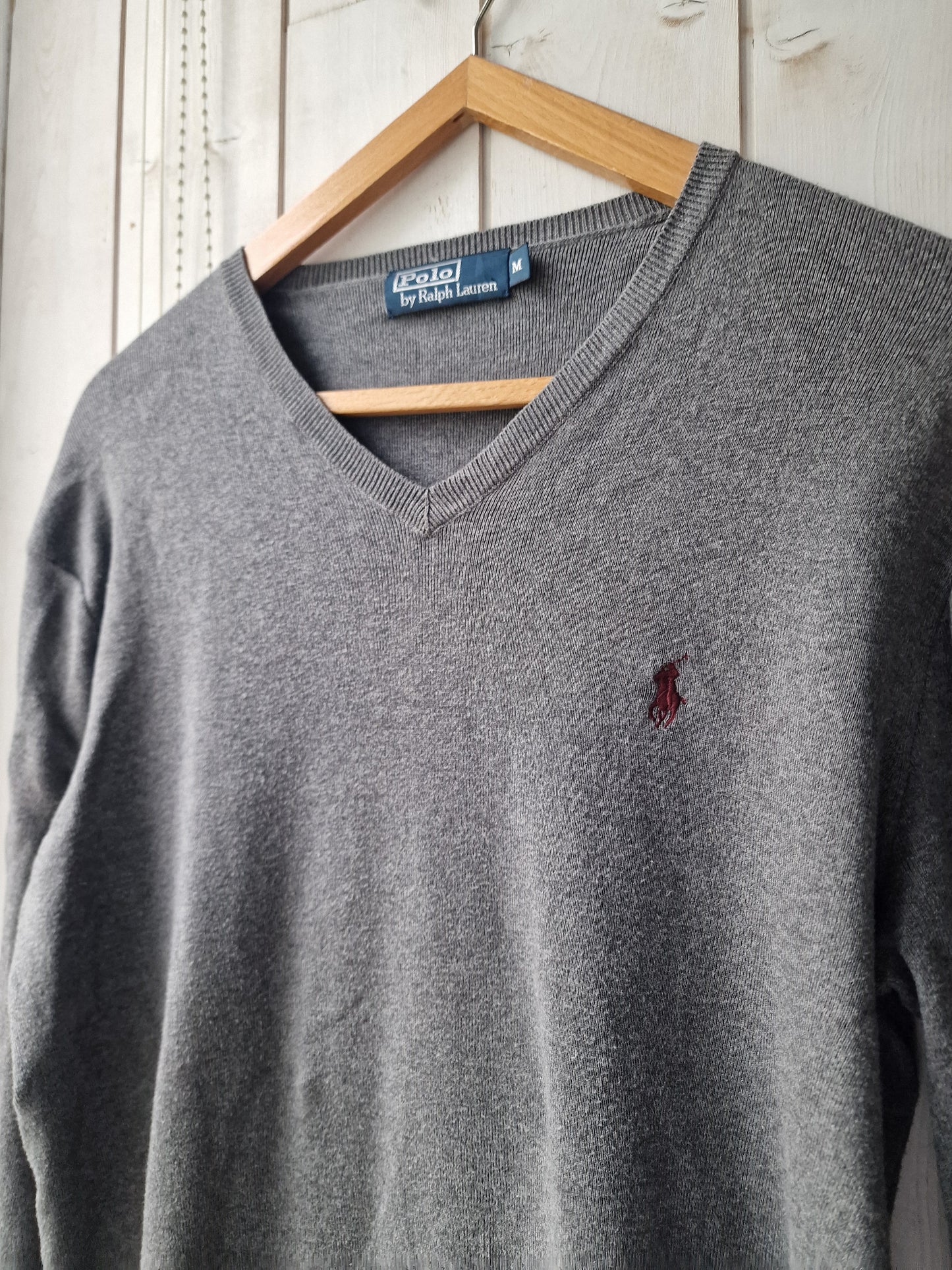 Pull col V gris - M/38