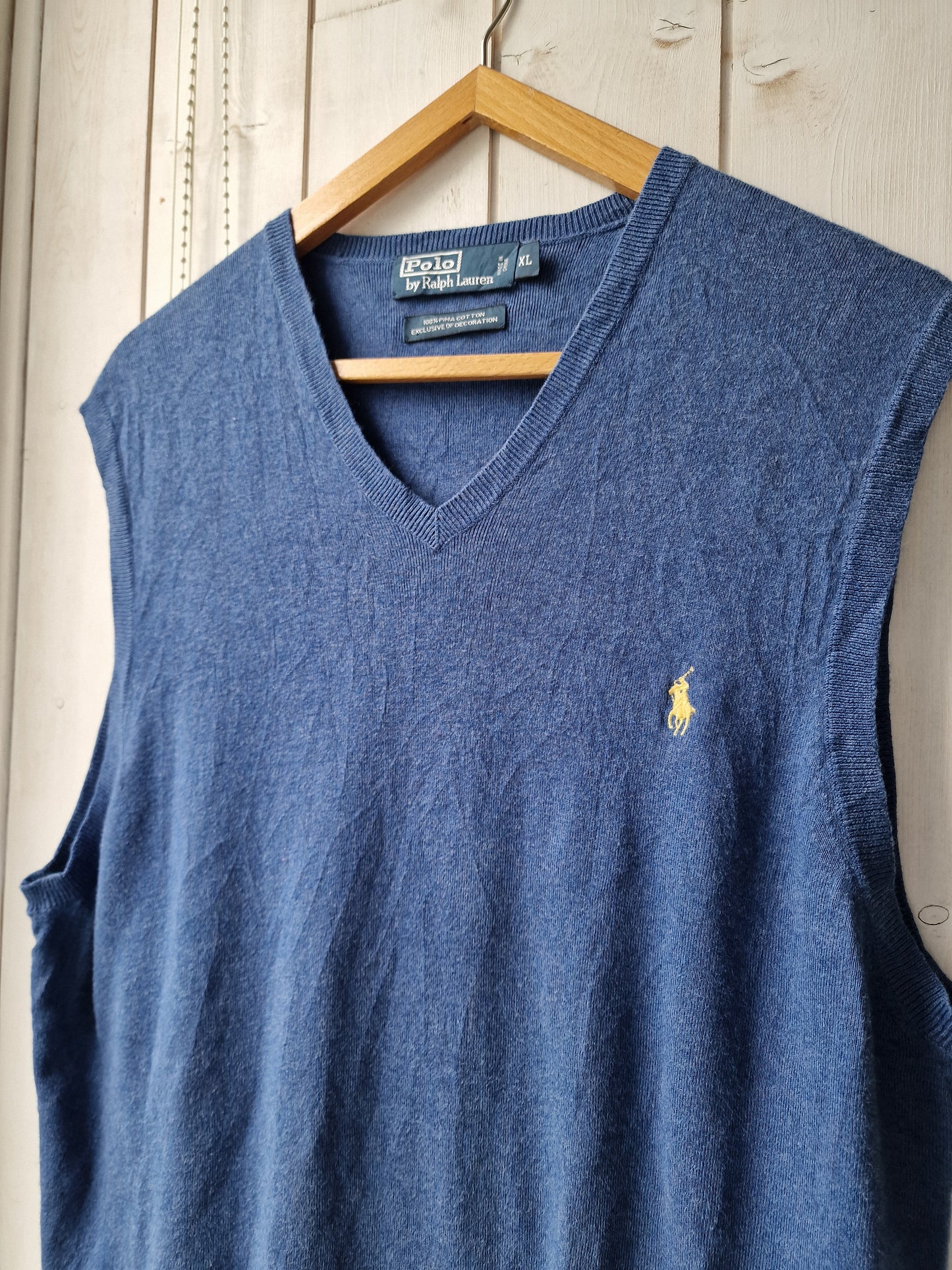 Pull sans manche bleu - XL/42