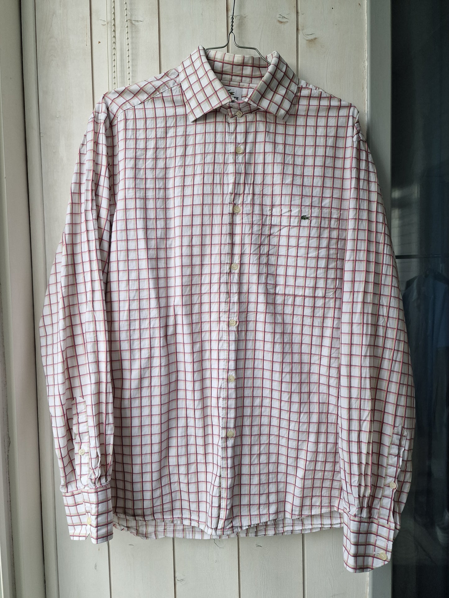 Chemise MIXTE à carreaux Lacoste - XL/42