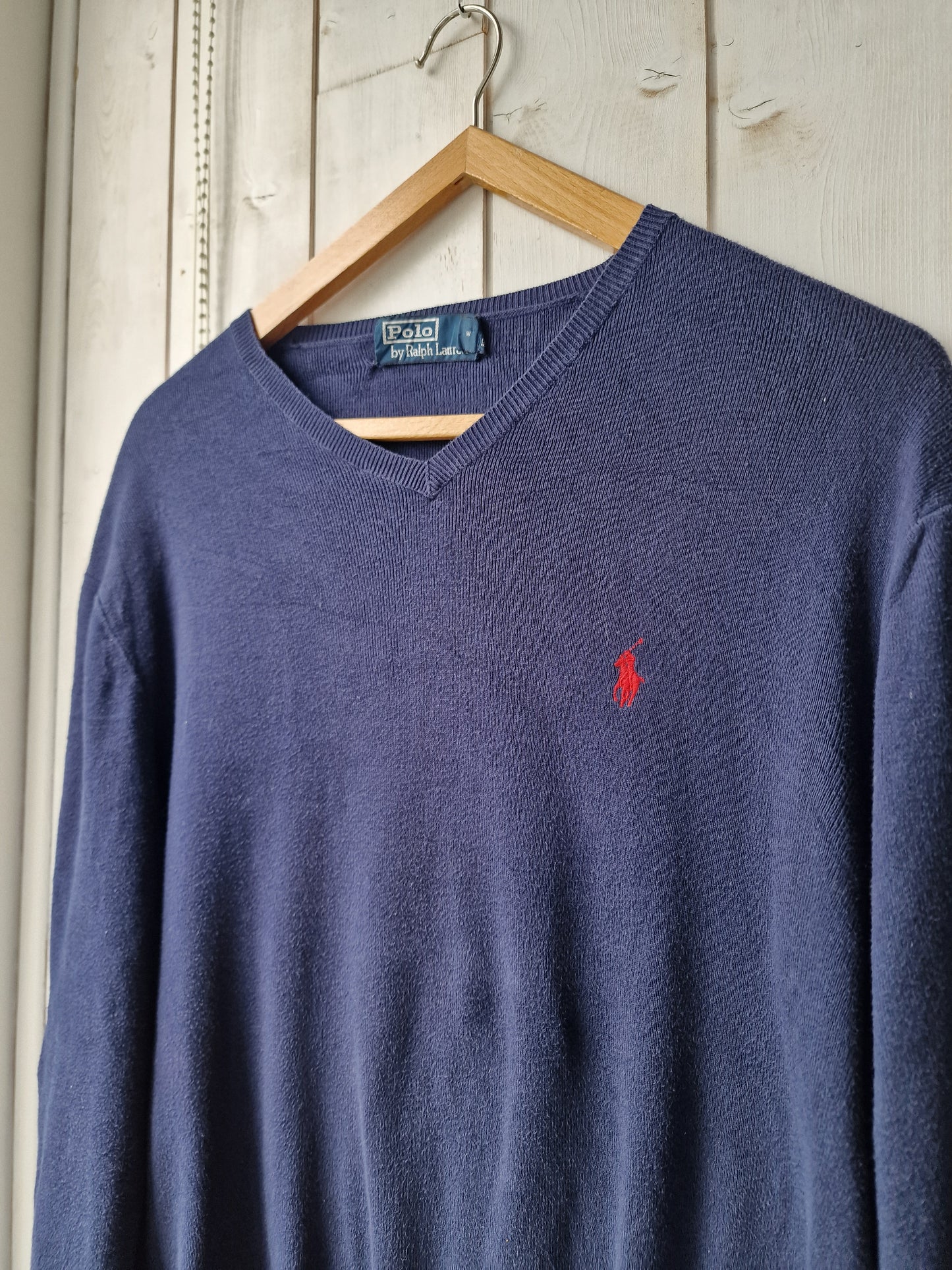 Pull col V marine - M/38