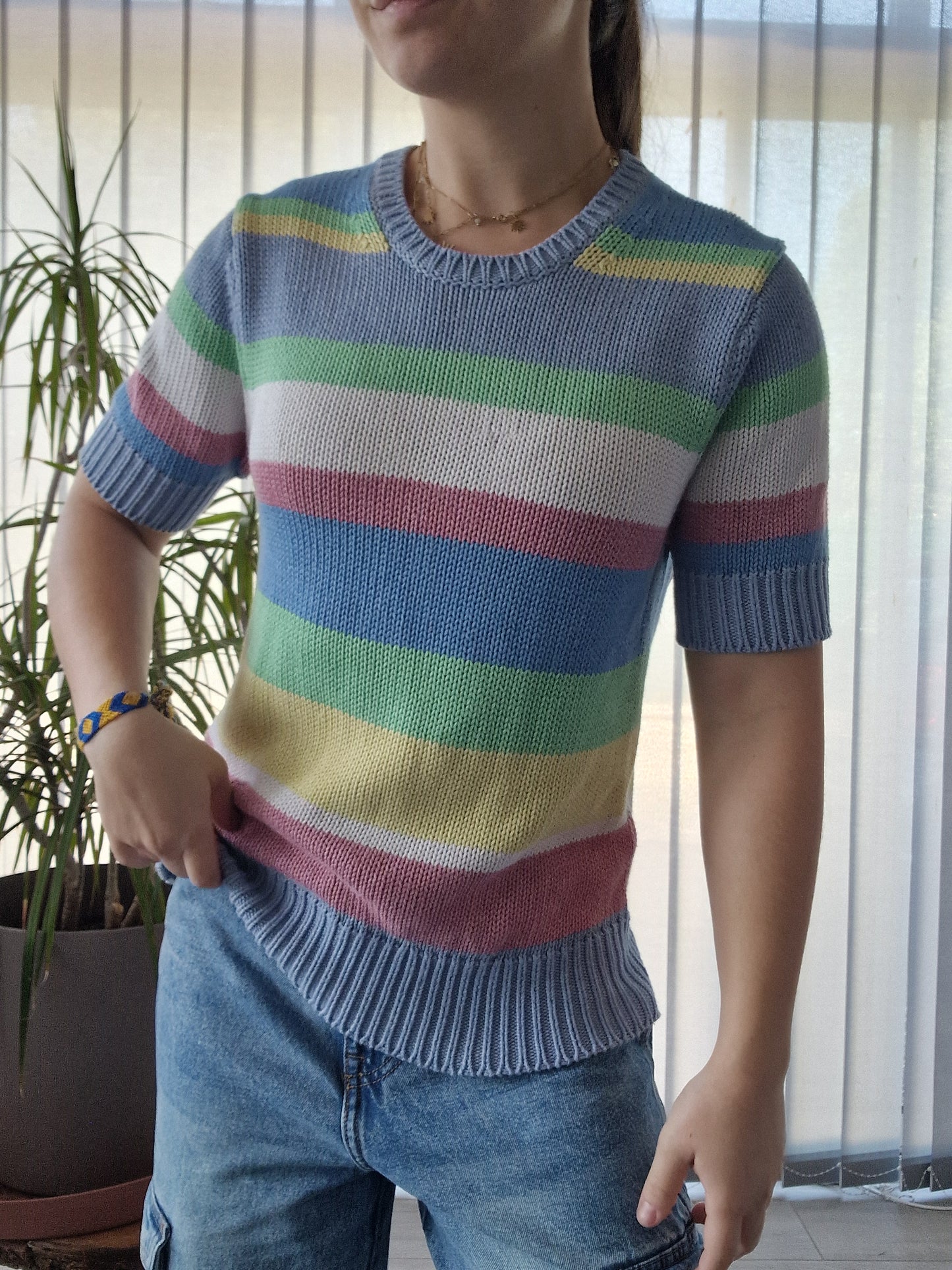 Pull à rayures multicolores Ralph Lauren - S/36