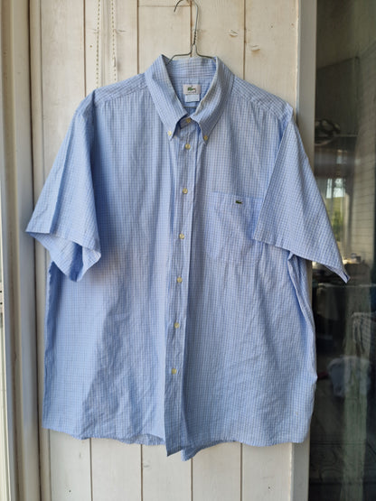 Chemise MIXTE bleu à carreaux Lacoste - XL/42