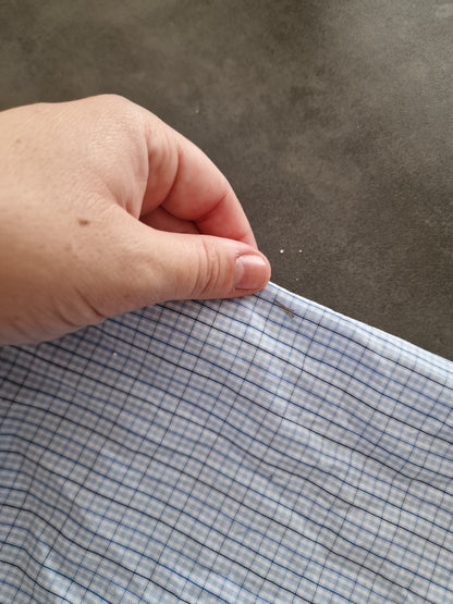 Chemise MIXTE bleu à carreaux Lacoste - XL/42