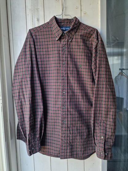 Chemise MIXTE à carreaux vintage Ralph Lauren - XL/42