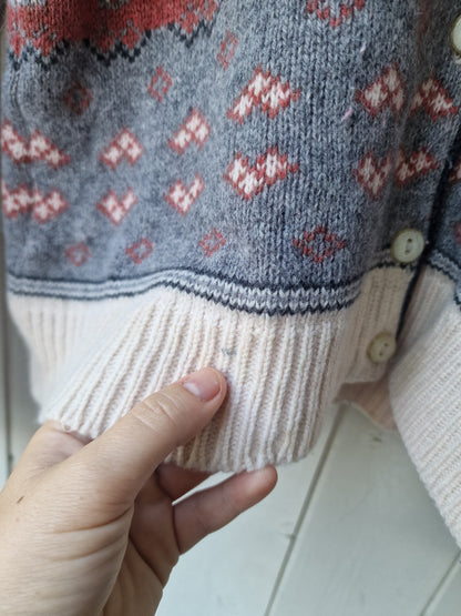 Cardigan à motifs des années 80' - S/36