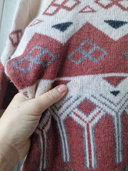 Cardigan à motifs des années 80' - S/36