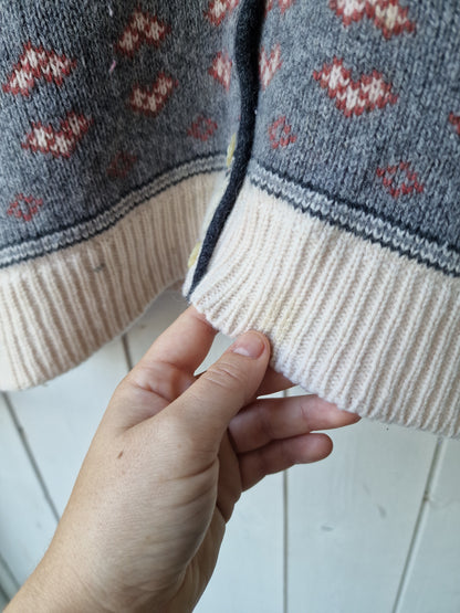 Cardigan à motifs des années 80' - S/36