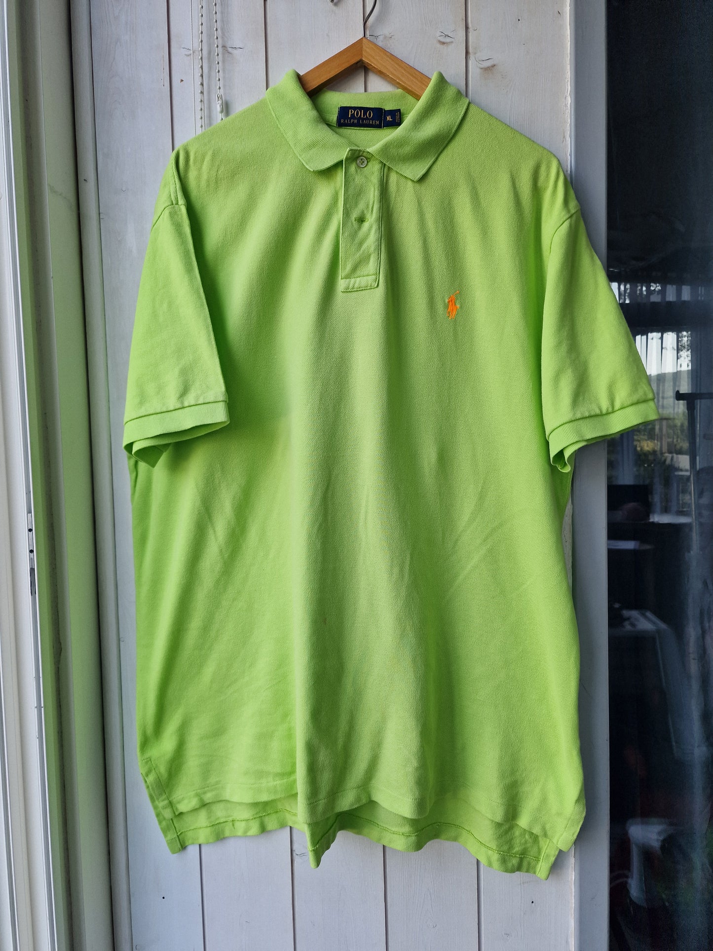 Polo MIXTE classique uni vert clair Ralph Lauren - XL/42