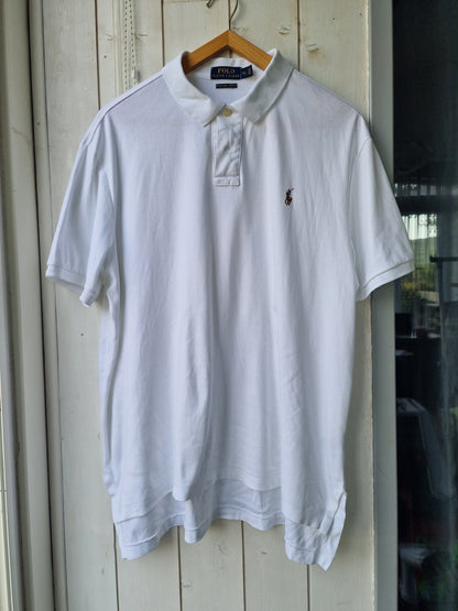 Polo MIXTE blanc - XL/42