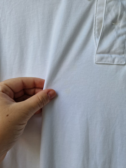 Polo MIXTE blanc - XL/42