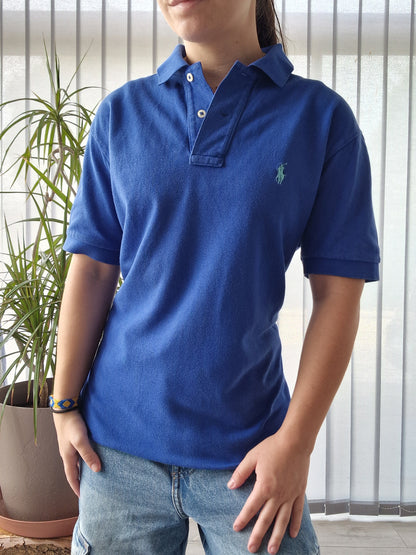 Polo bleu classique - S/36