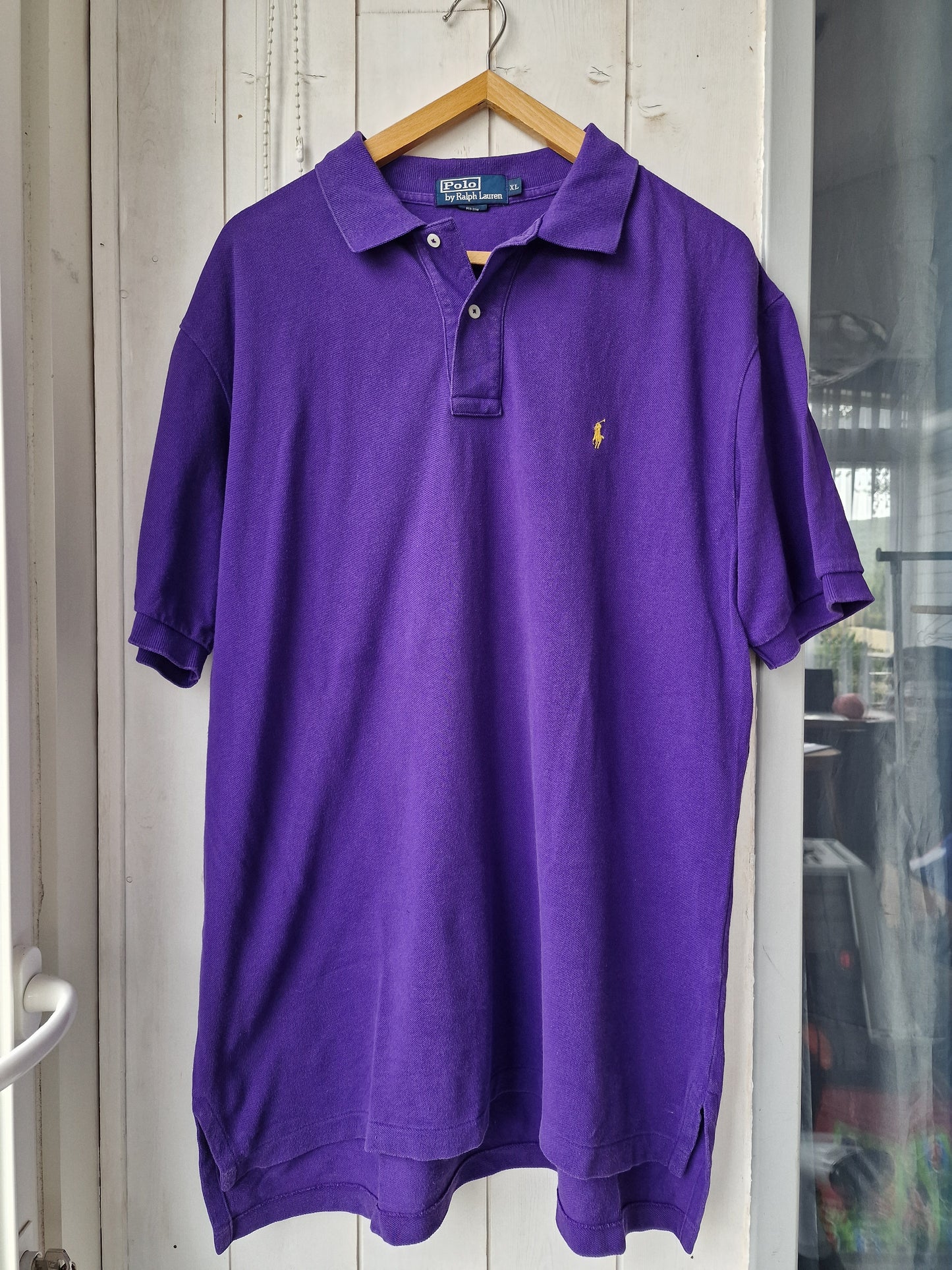 Polo MIXTE violet uni Ralph Lauren - XL/42