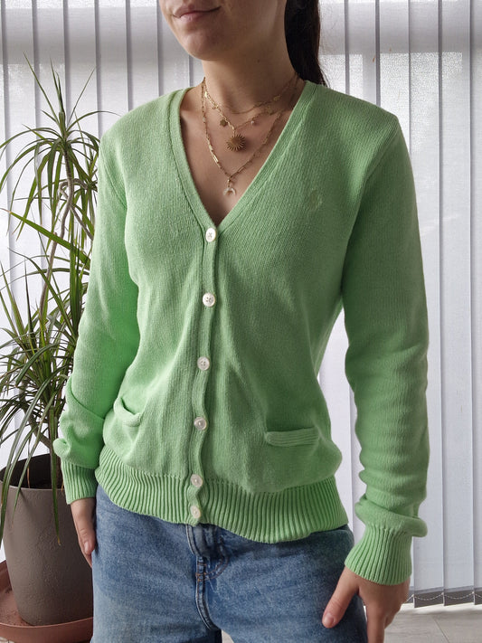 Cardigan vert clair Ralph Lauren - S/36