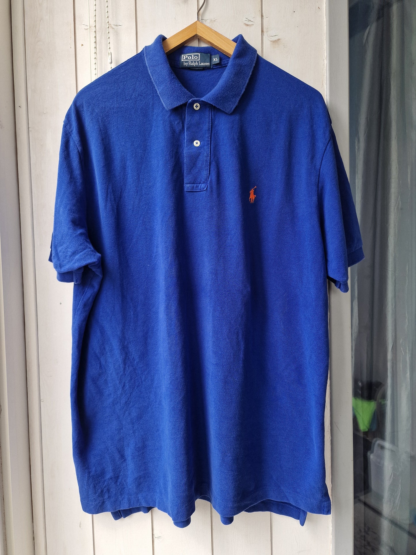 Polo MIXTE bleu électrique - XL/42