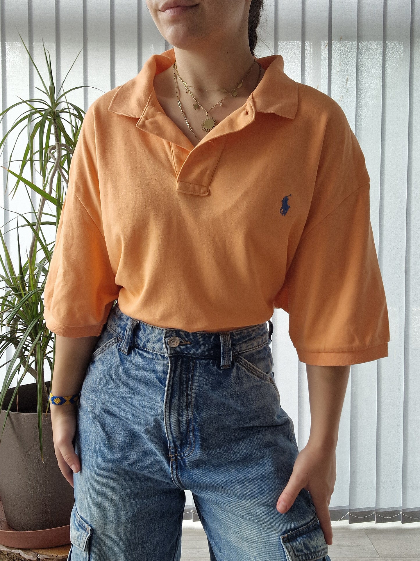 Polo MIXTE orange - XL/42