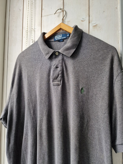 Polo MIXTE gris anthracite - XL/42