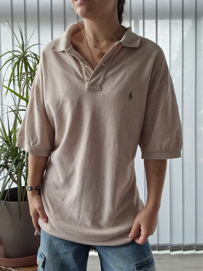 Polo MIXTE beige - L/40