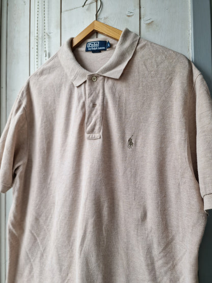 Polo MIXTE beige - L/40