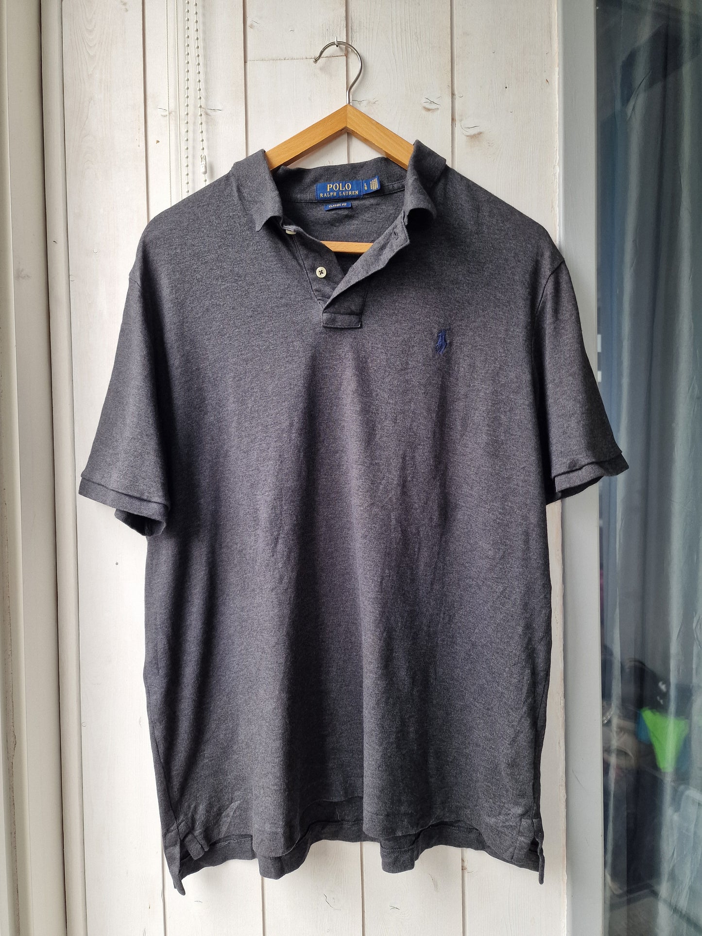 Polo MIXTE gris anthracite - L/40