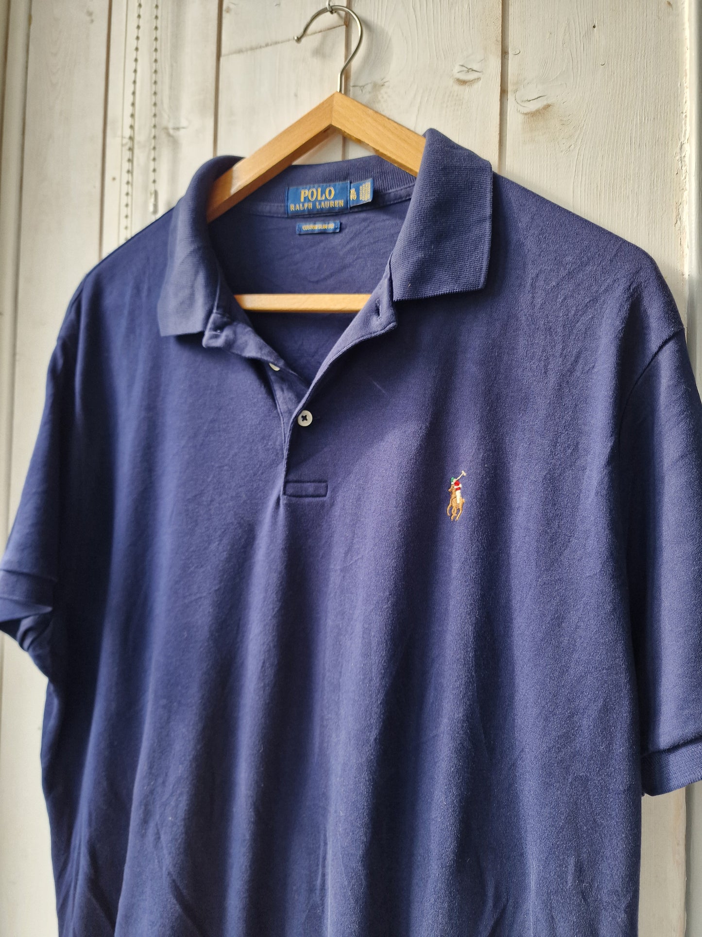 Polo MIXTE bleu foncé - XL/42