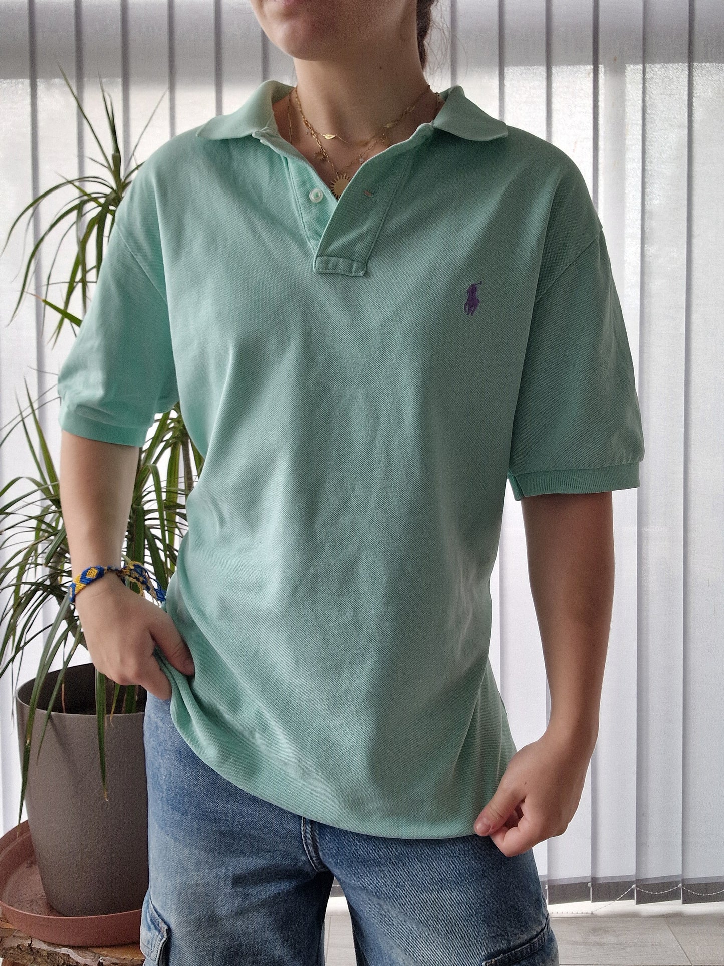 Polo MIXTE turquoise - M/38