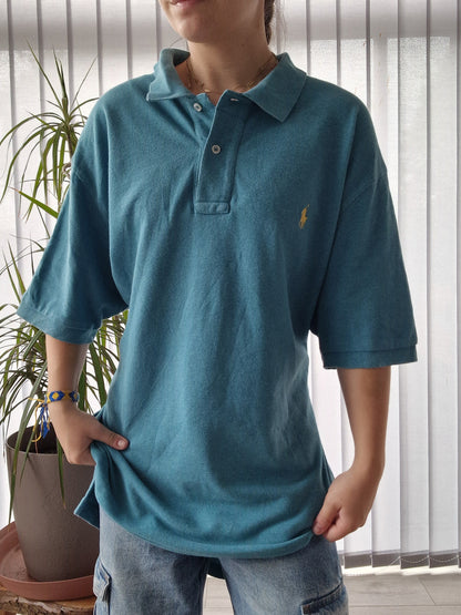 Polo MIXTE bleu - XL/42