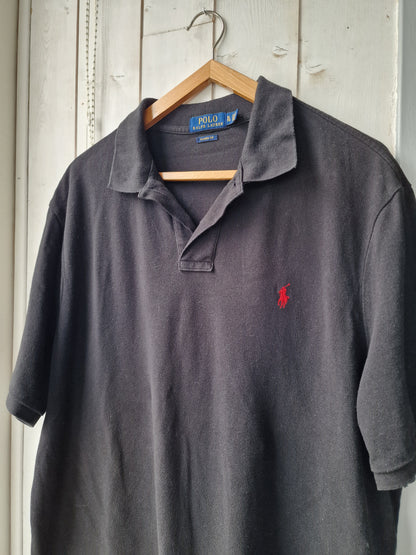 Polo MIXTE noir - XL/42